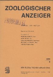 Zoologischer Anzeiger  Zoologischer Anzeiger Band 203. 1979. Heft 3/4 (1 Heft) 