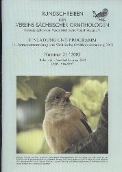 Verein Schsischer Ornithologen  Einladung und Programm 41. Jahresversammlung und Schsische 