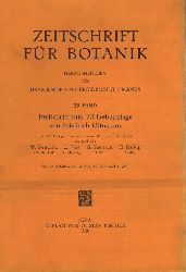 Kniep,Hans und Friedrich Oltmanns  Zeitschrift fr Botanik Band 23 