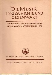 Blume,Friedrich (Hsg.)  Die Musik in Geschichte und Gegenwart 140./141.Lieferung 