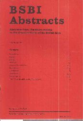 The Botanical Society of the British Isles  BSBI Abstracts Part 16 July 1986 