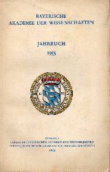 Bayerische Akademie der Wissenschaften  Jahrbuch 1953 