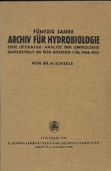 Scheele,Martin  50 Jahre Archiv fr Hydrogiologie 