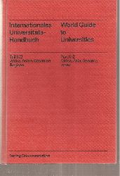 Internationales Universitts-Handbuch  Internationales Universitts-Handbuch Teil II / 2 Afrika, Asien 