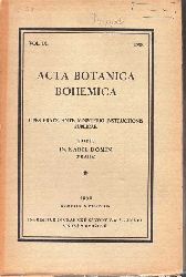 Domin,Karel  Acta Botanica Bohemica Vol. IX 1930 Sumptibus Propriis 