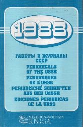 Periodische Schriften aus der UdSSR  Periodische Schriften aus der UdSSR 1988 