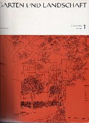 Deutsche Gesellschaft fr Gartenkunst  Garten und Landschaft 79.Jahrgang 1969, Heft 1 bis 12 in einem Ordner 