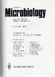 Archives of Microbiology  Archives of Microbiology Band 128 und Band 129,Jahr 1981 (1 Band) 