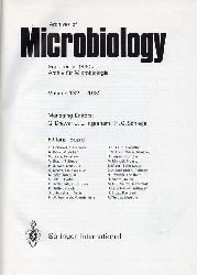 Archives of Microbiology  Archives of Microbiology Band 132 und Band 133,Jahr 1982 (1 Band) 