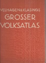 Frenzel,Konrad (Hsg.)  Velhagen und Klasings Grosser Volks-Atlas 