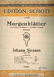 Strauss.Johann  Morgenbltter  Les feuilles du Matin  Monring Journals 