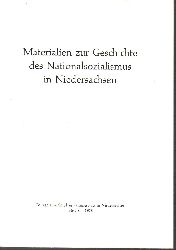 Meyer,Enno  Materialien zur Geschichte des Nationalsozialismus in Niedersachsen 