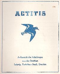 Actitis  Actitis Avifaunistische Mitteilungen aus dem Bezirk Leipzig und 