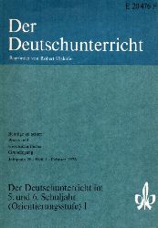 Ulshfer,Robert (Hrsg.)  Der Deutschunterricht im 5. und 6. Schuljahr (Orientierungsstufe) I 