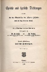 Aus deutschen Lesebchern  4.Bd.:Epische u.lyrische Dichtungen f.d.Oberkl.d.hh.Schulen.2.Abt::Ly 