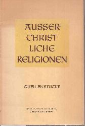 Tebbe,Walter  Ausserchristliche Religionen 