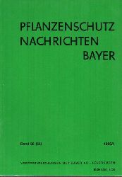 Bayer AG (Hsg.)  Pflanzenschutz Nachrichten Bayer 38.(56.) Jahrgang 1985 Heft 1+2/3 