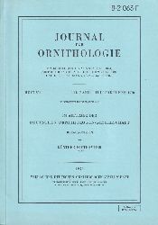  Journal fr Ornithologie  Journal fr Ornithologie 111.Band 1970 Heft 3/4 (1 Heft) 