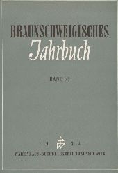 Braunschweigischer Geschichtsverein  Braunschweigisches Jahrbuch 35.Band 1954 