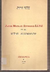 Genton,Elisabeth  Jacob Michael Reinhold Lenz et la Scene Allemande 
