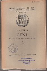 Dumont,M.E.  Gent een Stedenaardrijkskundige Studie I Tekst und II Atlas (2 Bnde) 