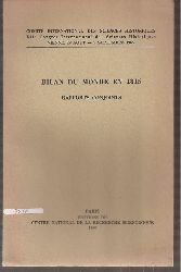 Comite International des Sciences Historiques  Bilan du Monde en 1815.Rapports Conjoints 
