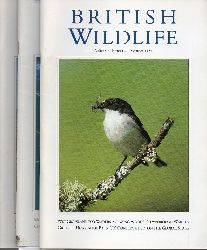 British Wildlife  British Wildlife Volume 5 / 6 1994, Number 1 bis 6 