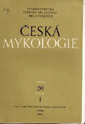 Ceskoslovenske Akademie Ved  Ceska Mykologie Rocnik 20, Cislo 1, 1966 