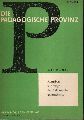 Die Pdagogische Provinz  Die Pdagogische Provinz Heft 4 April 1967 