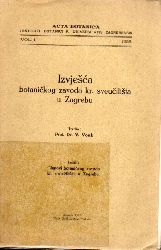 Instituti Botanici Universitatis Zagrebensis  Acta Botanica Volume I, 1925 