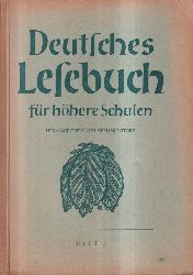 Storz,Gerhard  Deutsches Lesebuch fr hhere Schulen.Heft 5 (9.Schuljahr) 