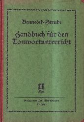 Bennedik,Frank+Adolf Strube  Handbuch fr den Tonwortunterricht 