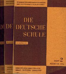 Die deutsche Schule  Die deutsche Schule 56. Jahrgang 1964 Heft 2-12 (10 Hefte) 