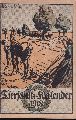 Berliner Tierschutz-Verein  Tierschutz-Kalender 1918 