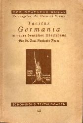 Berger,Paul Gerhardt  Die Germania des Tacitus 