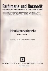 Parfmerie und Kosmetik  Parfmerie und Kosmetik 52.Jahrgang 1971 