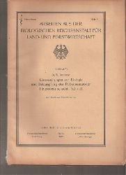 Biologische Reichsanstalt fr Land-und Forst  11.Band 1922,Heft 3 (1 Heft).Jubilumsband 