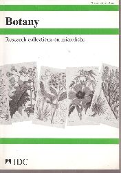Botany  Research collections on microfiche and Supplement 1 bis 4 ( 5 Hefte) 