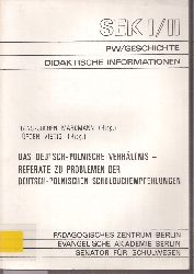 Markmann,Hans-Jochen+Jrgen Vietig (Hsg.)  Das deutsch-polnische Verhltnis 