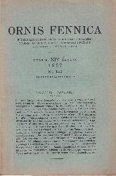 Ornis Fennica  Ornis Fennica XIV Argang 1937 Heft No. 3-4 