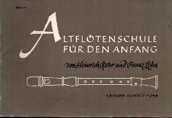 Rohr,Heinrich und Franz Lehn  Altfltenschule fr den Anfang 
