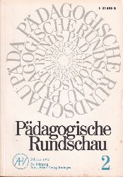 Pdagogische Rundschau  Pdagogische Rundschau 26.Jahrgang Heft Februar 1972 