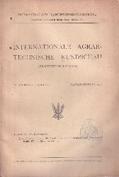 Internationales Landwirtschafts-Institut  Internationale Agrar-Technische Rundschau IV.Jahrgang 1913 Heft 1-2 