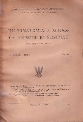 Internationales Landwirtschafts-Institut  Internationale Agrar-Technische Rundschau VII.Jahrgang 1916 Heft 5 