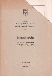 Institut fr Angewandte Botanik Hamburg  Jahresbericht 89. bis 90.Jahrgang fr die Jahre 1971-1972 