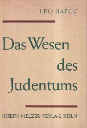 Baeck,Leo  Das Wesen des Judentums 