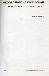 Geographische Rundschau  Geographische Rundschau 20. Jahrgang 1968 