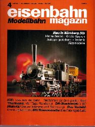 eisenbahn Modellbahn magazin  29.Jahrgang, Heft Nr.4. Mai 1991 