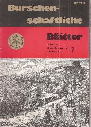 Burschenschaftliche Bltter  Burschenschaftliche Bltter 92.Jahrgang 1977 Heft 7 