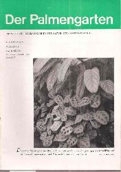 Der Palmengarten  27.Jahrgang 1963, Hefte 1 bis 12 (12 Hefte) 